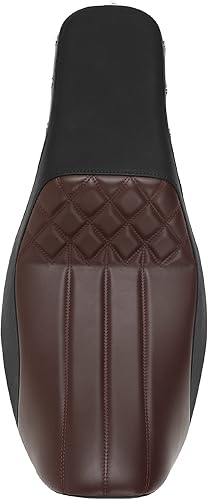 Vista 32 de Asiento de motocicleta para conductor y pasajero, apto para Harley Dyna Wide Glide Low Rider Street Bob Fat Bob FXDF Super Glide Custom FXDC