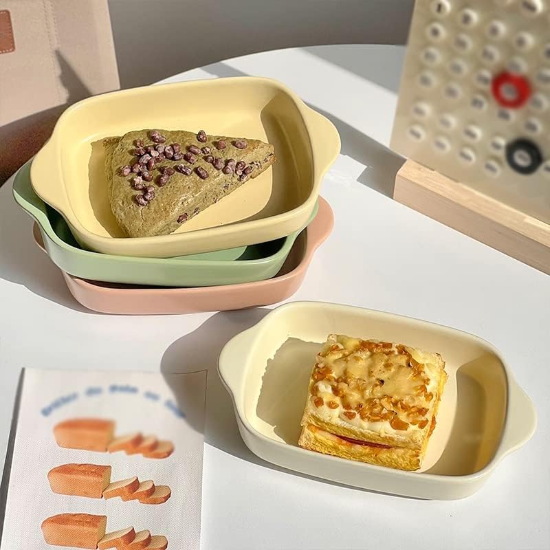 Plat de cuisson petit format en céramique couleur crème style amphore - 8