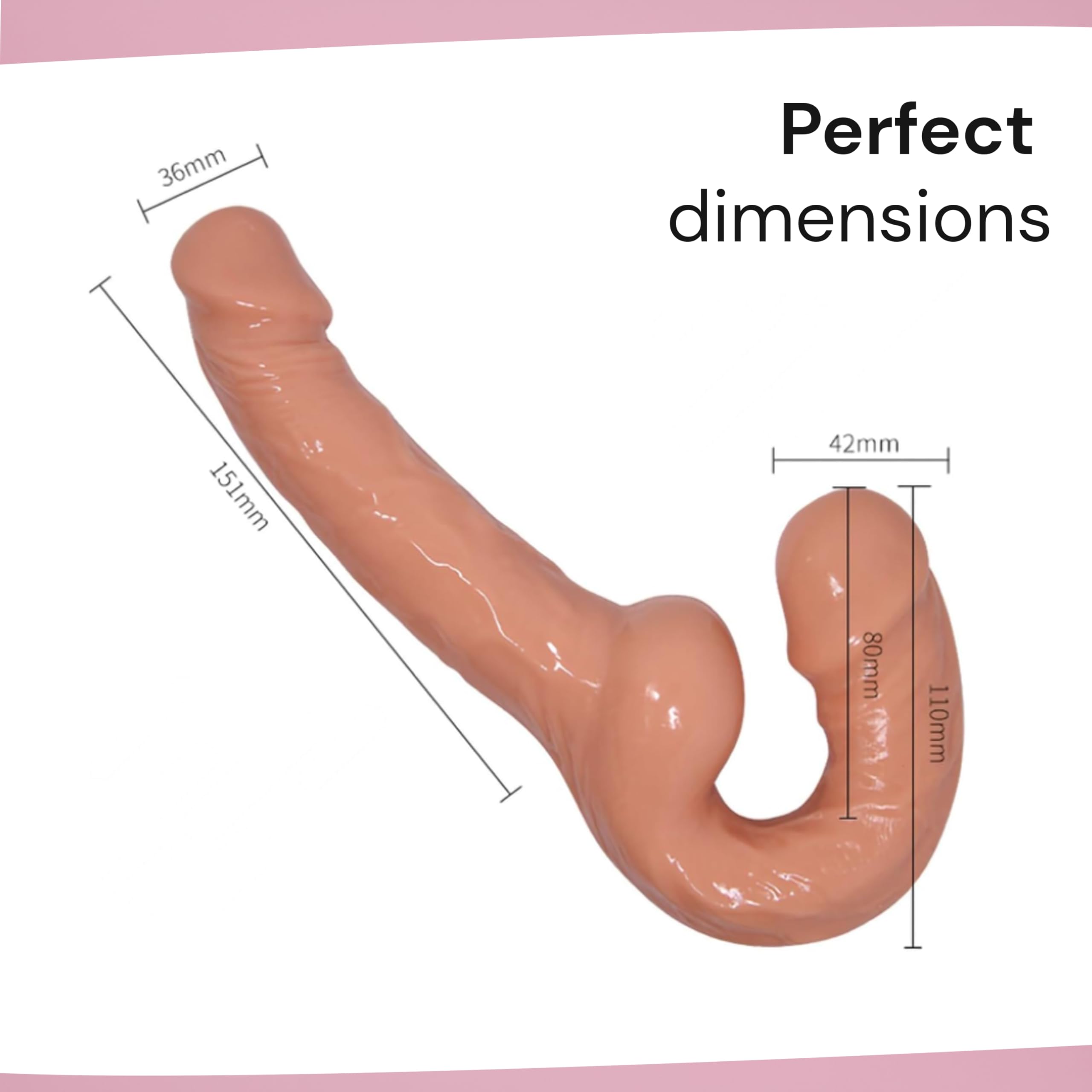 FOPS Doppio Dildo Realistico 15cm⌀3.6cm 11cm⌀4.2cm TPR Morbido Doppia Testa Flessibile Impermeabile Dildo Anale Strap On Per Donne Lesbiche Sex Toys Coppia Per Piacere Intenso D43