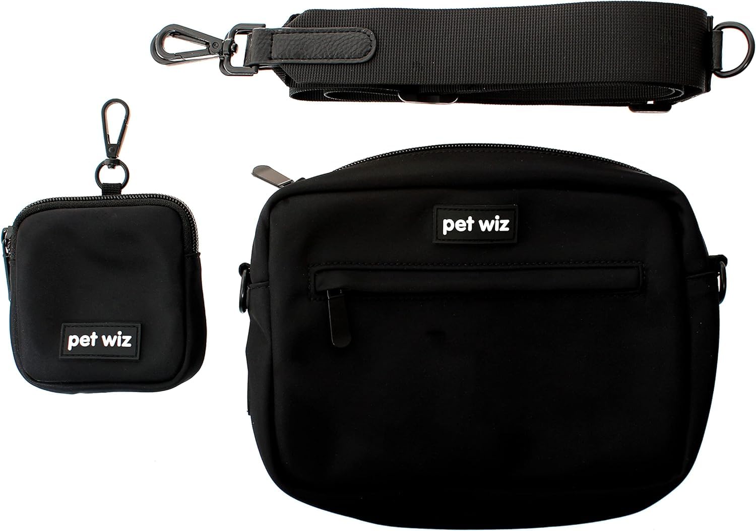 pet wizDog Walking Bag with Adjustable Strap