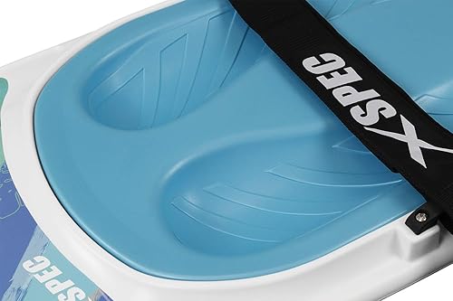 Miniatura 6 de Xspec Rodillera con correa de gancho para rodilla, surf, barco, waterboarding, arrodillarse con superficie de espuma acolchada para niños, Blanco