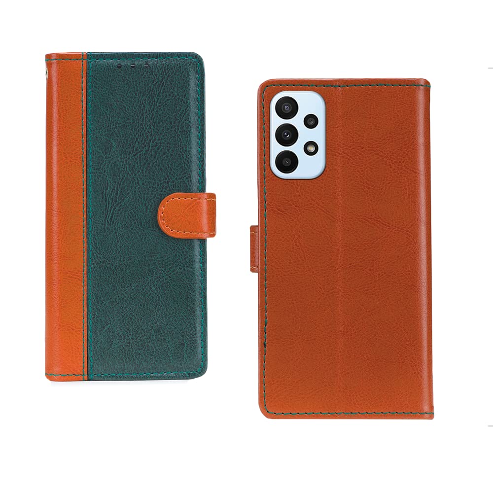 See full amazon price history chart for Inktree Samsung Galaxy A23 Flip Case | Premium Leather Finish Flip Cover | with Card Pockets | Wallet Stand |Complete Protection Flip Cover for Samsung Galaxy A23 - Camel and Green Inktree Samsung Galaxy A23 Flip Case | Premium Leather Finish Flip Cover | with Card Pockets | Wallet Stand |Complete Protection Flip Cover for Samsung Galaxy A23 - Camel and Green (B09XVJSW56) Amazon Price History, Amazon Price Tracker