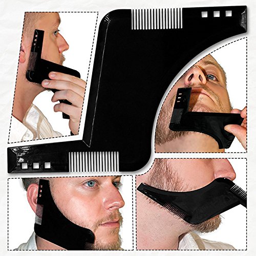 Beard Shaping Tool - Beard Shaping Template Double sided Beard comb - Beard Template Tool - Beard Shaping Comb - Beard Shaping Template