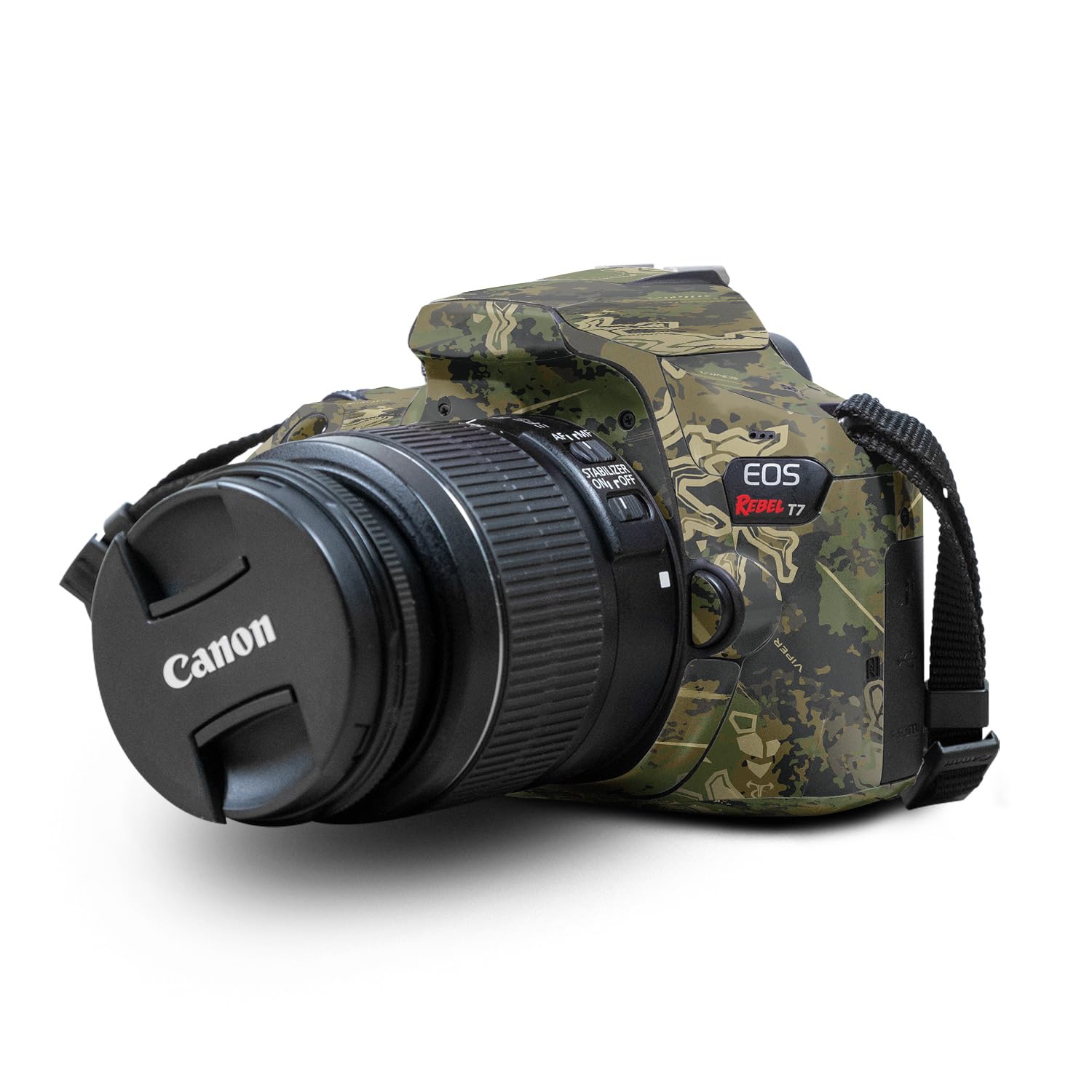 Skin Compatible with Canon EOS Rebel T7 Camera - Viper Woodland - Premium 3M Vinyl Protective Wrap Decal Cover - Easy to Apply | Crafted in The USA by MightySkins