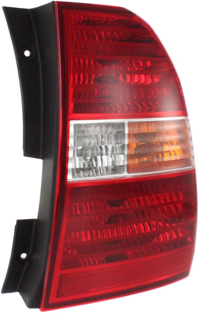 CarLights360: For 2005-2010 Kia Sportage Tail Light Assembly Passenger Side w/Bulbs - CAPA Certified Replacement for KI2801127 | 92402 1F021, 92402 1F020