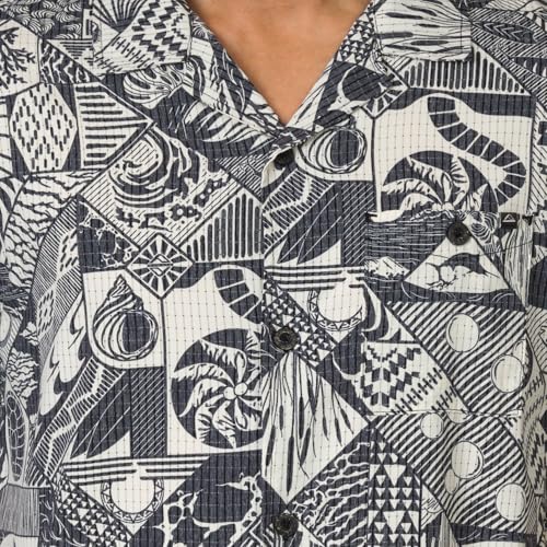 REEF Men's Short Sleeve Woven Button Up Shirt - image 4