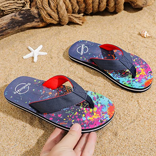 Image of Saidoteto Boys Girls Flip Flops Child Summer Slip-on Thong Sandals Beach Pool Water Shoes(Little /Big Kid)