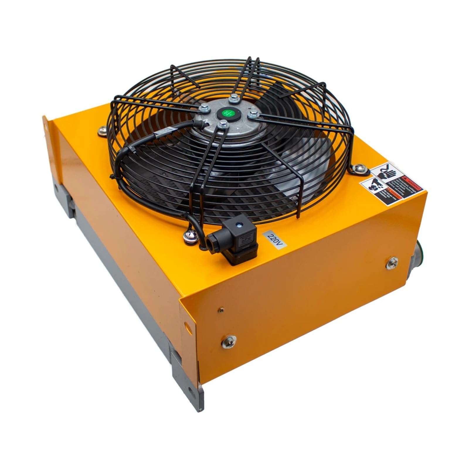 AH1012T-CA 100L/MIN Enfriador de aire hidráulico Radiador de aceite refrigerado por aire Serie AF Radiador hidráulico de aluminio con aletas Rendimiento alto(AC 110)