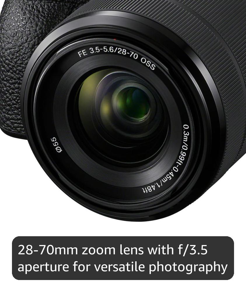 Sony Alpha 7 IV Full-frame Mirrorless Interchangeable Lens Camera with 28-70mm Zoom Lens Kit