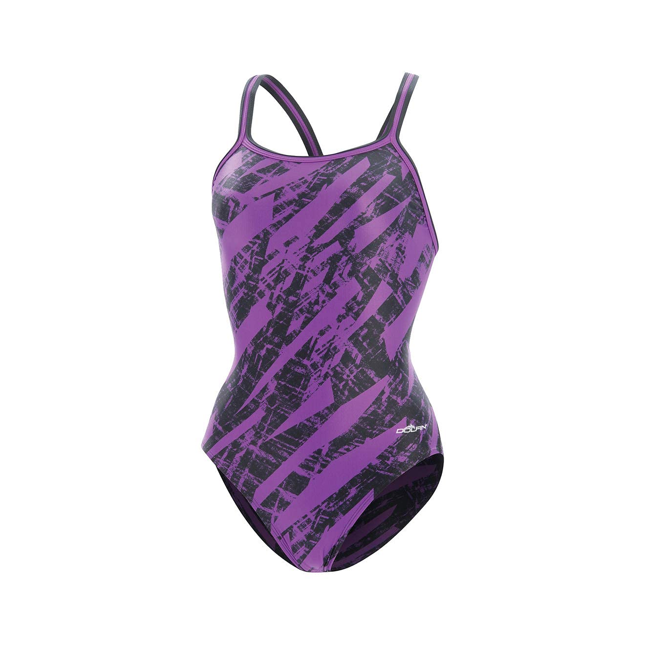 Dolfin Women's XtraSleek Eco Team Print DBX Back Purple 26