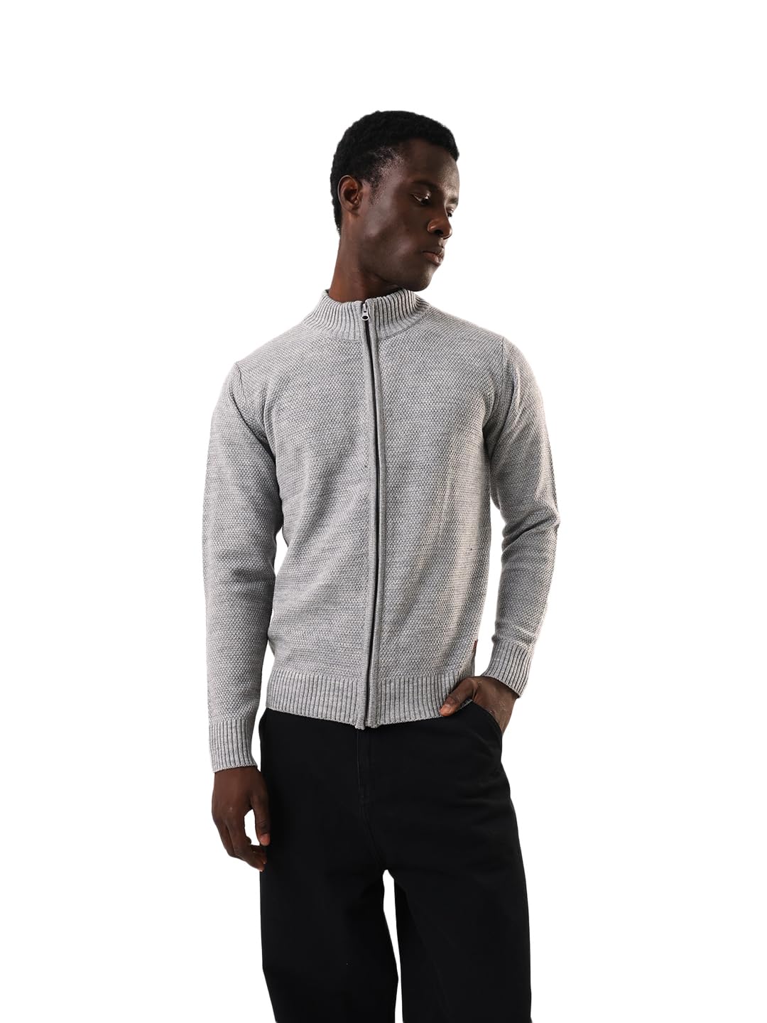 High Star Men Acrylic Knitted Regular fit Highneck Full Sleeves Sweaters 28