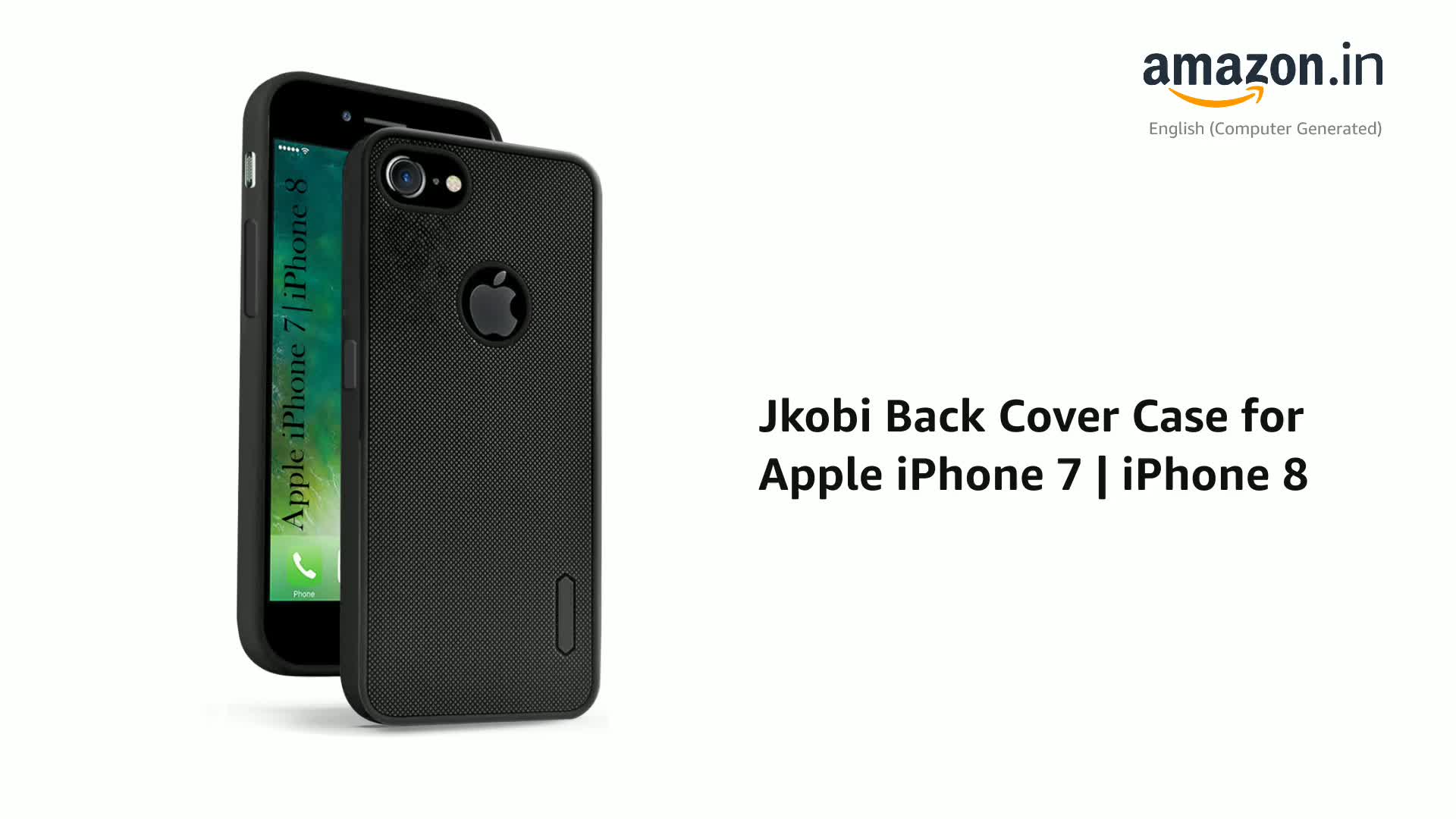 Jkobi Back Cover Case for Apple iPhone 7 | iPhone 8 (Textured Grip