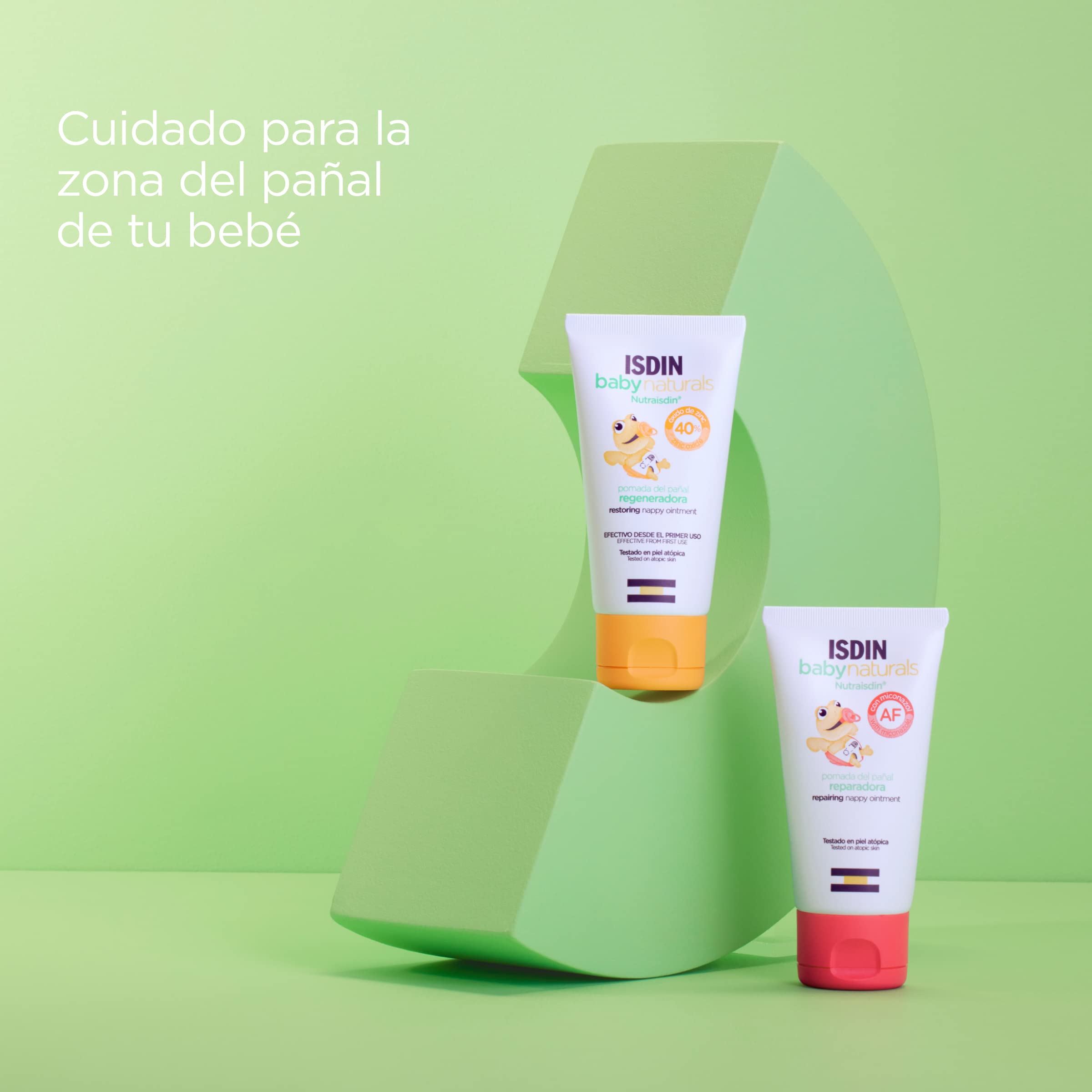 ISDIN Nutraisdin Baby Naturals Pomada del Pañal Regeneradora, Crema que Protege y Regenera la Piel Sensibilizada de bebé, con 40% Zinc — view 9