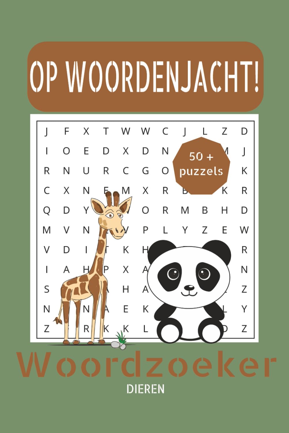 Dieren Woordzoeker Puzzelboek: Dieren woordzoekers met dieren uit de hele wereld met groot en makkelijk leesbaar lettertype | 6x9 inch, 110 pagina's | ... voor vakanties, feestdagen en vrije tijd