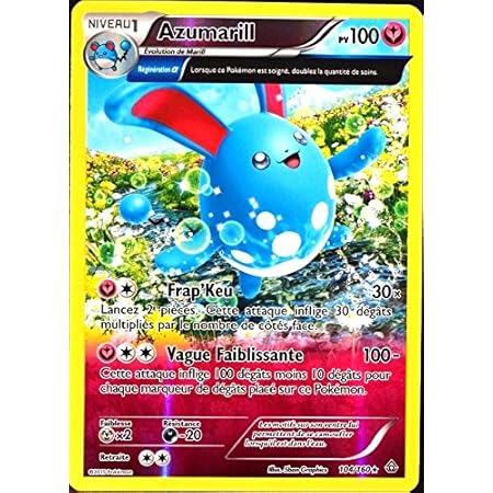 Carte Pokemon 104 160 Azumarill 100 Pv Reverse Serie Xy Primo Choc Neuf Fr Amazon Fr Jeux Et Jouets