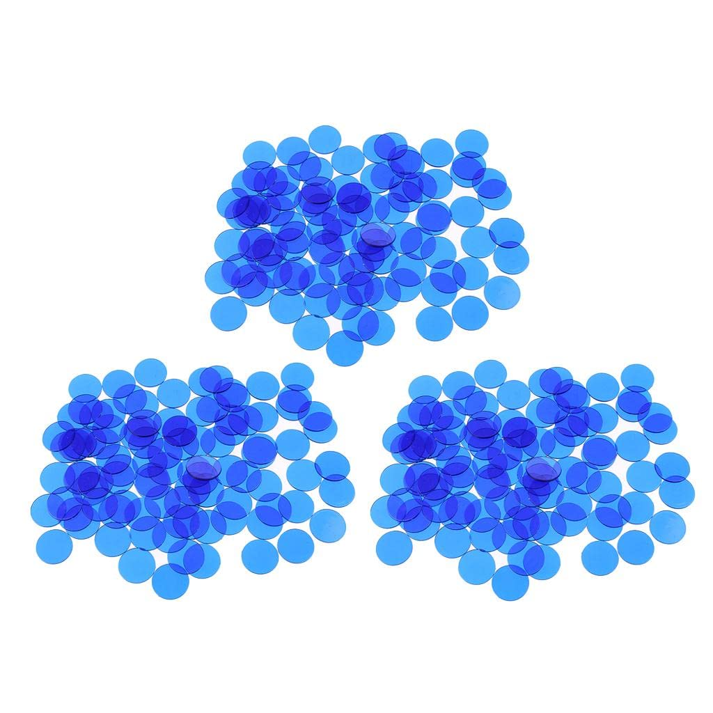 ATORSE Toy 300x Professional Bingo Game Transparent Color Counters Plastic Marker Blue-Toys & Hobbies-Games-Board & Traditional Games-Contemporary Manufacture-image-39