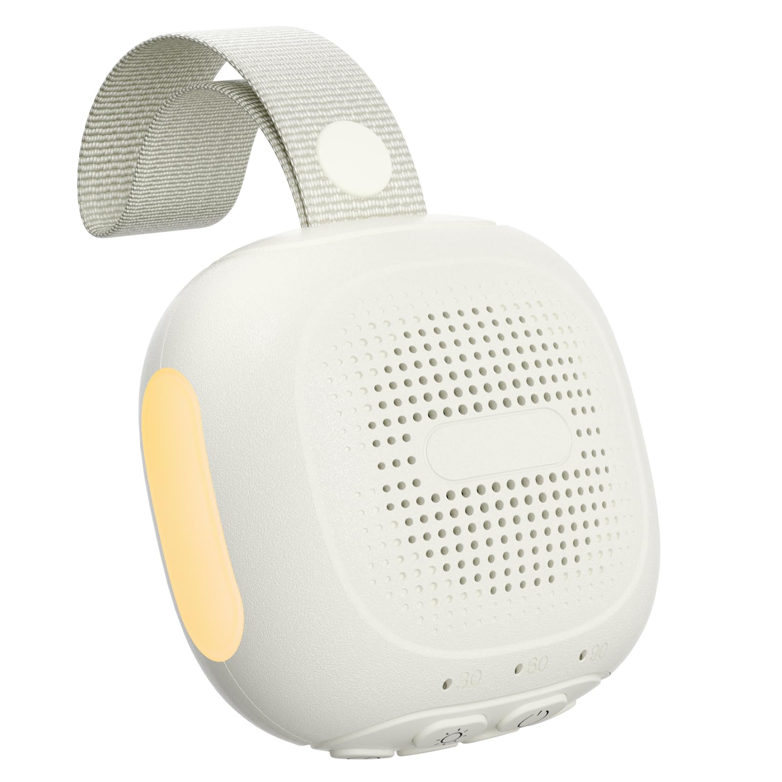 Macchina per Rumori Bianchi per Neonato con Registrazione Vocale 3 Min | 16 Suoni, 29 Livelli, Luce Notturna, Timer, USB-C, 30 Ore, Portatile per Casa e Viaggio, Regalo Neonato Maschio e Femmina