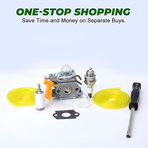 Miniatura 7 de Dalom Carburador C1U-H60 para Ryobi Homelite 25cc 26cc 30cc SS26 SS30 CS26 CS30 desbrozadora de cuerda 985624001 308054003 308054077 985308001