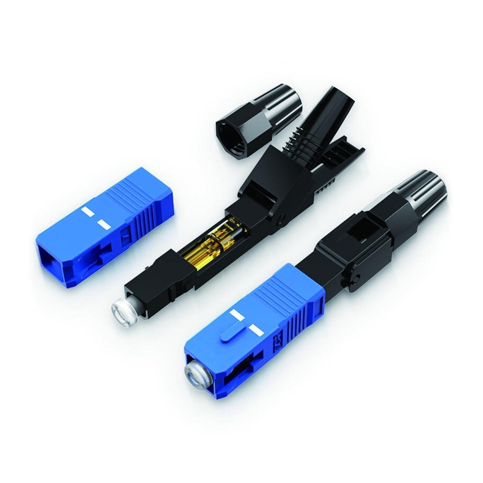 Épisseur de Fibre Optique SC FTTH UPC/APC, Rapide, Quick, Connexion à Froid, Adaptateur Optique(Apc100)