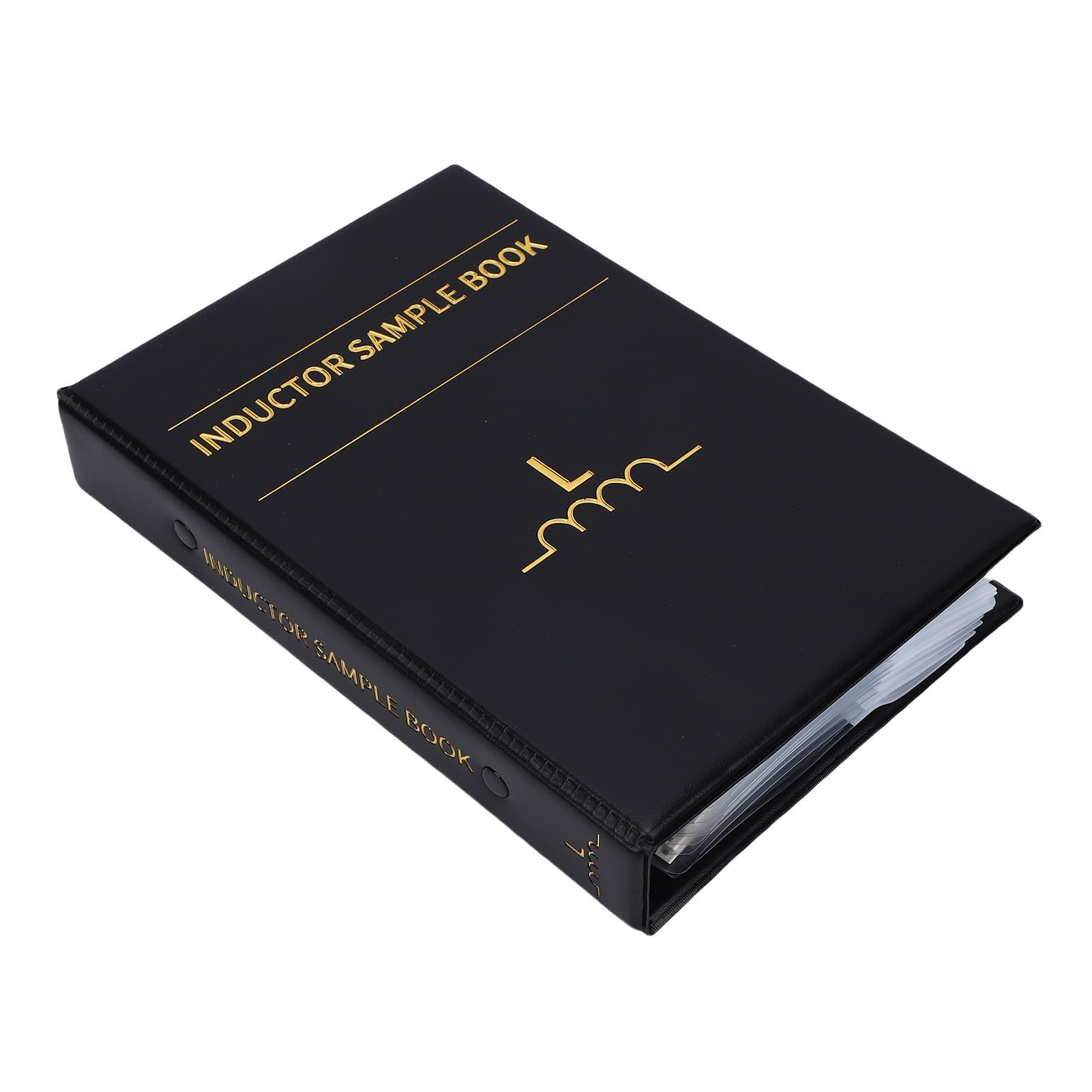 Asixxsix 0603 Libro de muestras de inductores, kit surtido de inductores multicapa, 64 valores, 50 unidades, para reparación, enseñanza y experimentación.