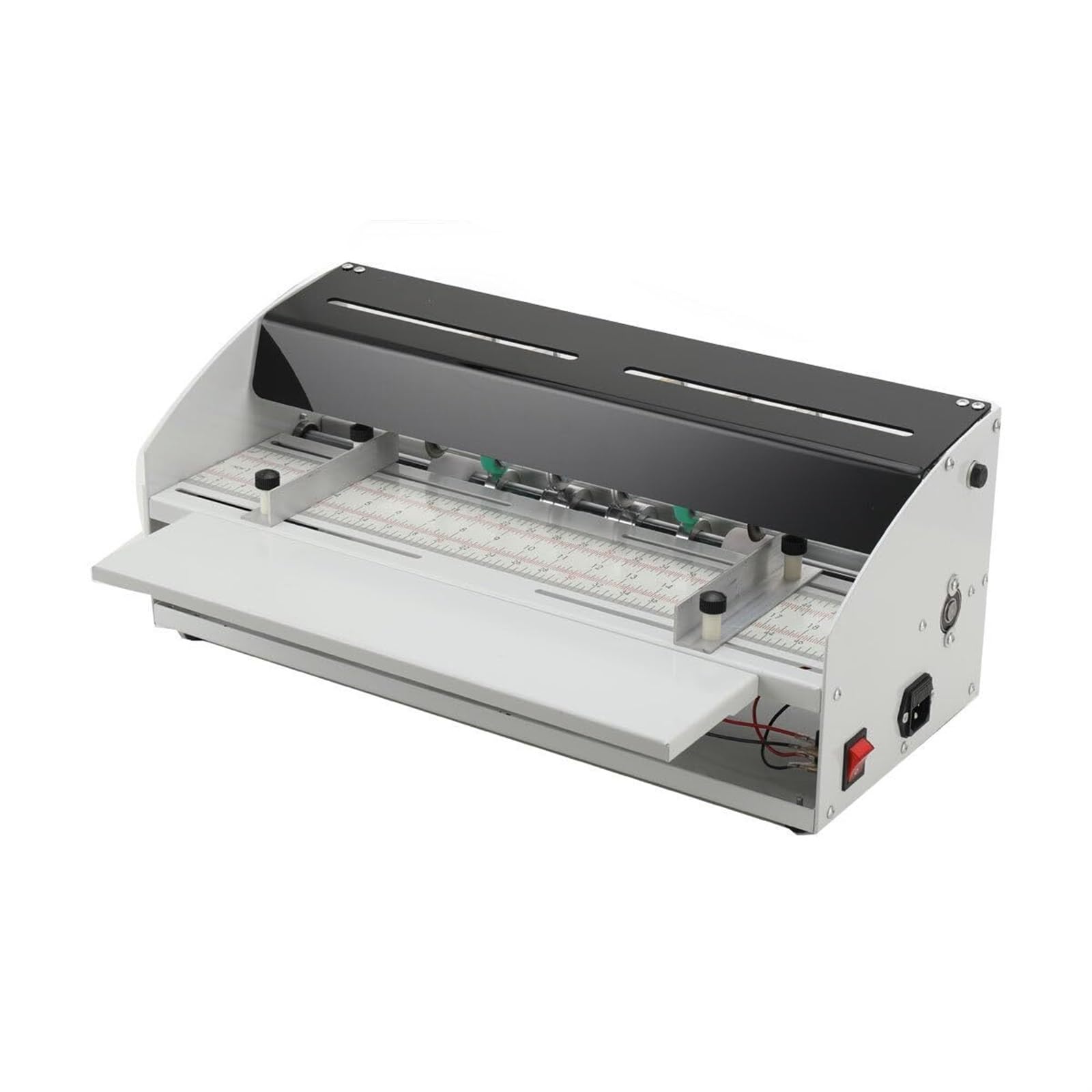 Elektrische Falzmaschine 3-in-1, verstellbarer 460 mm Papierzähler, Multifunktions-Papierfalte für Karten, Einladungen, Tickets und Bastelarbeiten