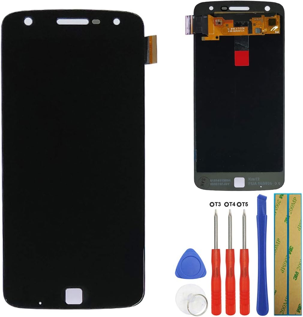 Big Sale E-yiiviil LCD Screen Compatible with Moto Z Play Droid XT1635-01/02 LCD Touch Screen Display Assembly Digitizer + Tools (Black) Get Special Price E-yiiviil LCD Screen Compatible with Moto Z Play Droid XT1635-01/02 LCD Touch Screen Display Assembly Digitizer + Tools (Black)