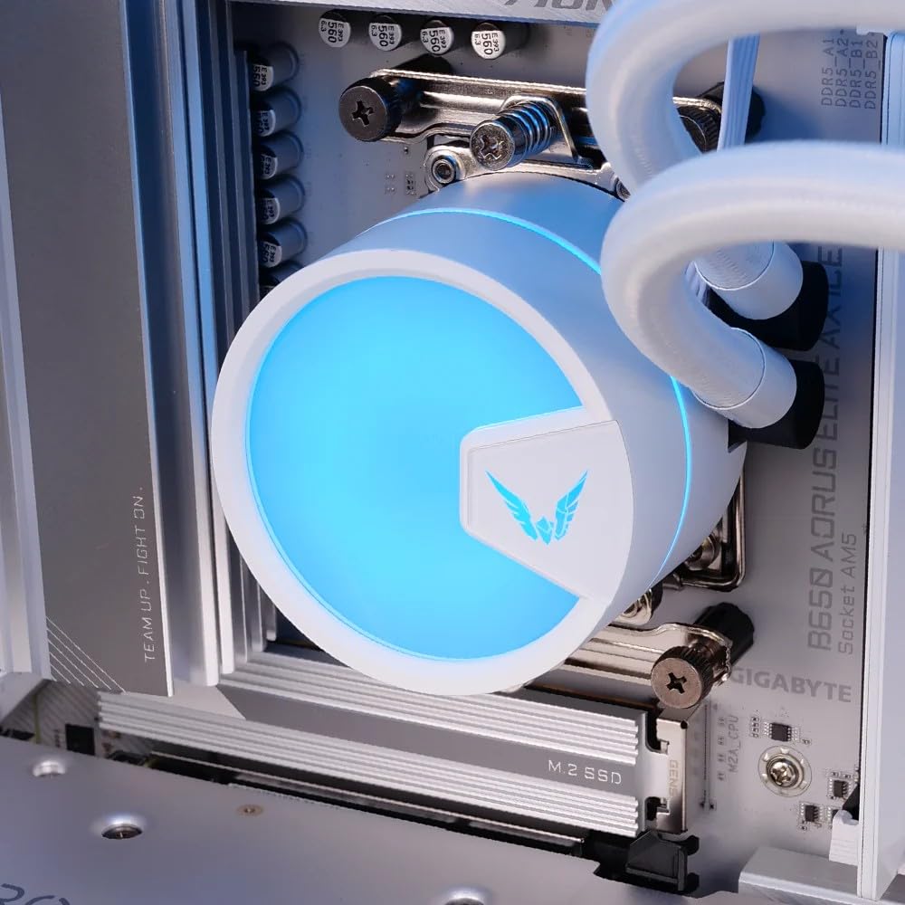 REFRIGERACION LIQUIDO CPU VALKYRIE VK-AIOA240W 240 ARGB BLANCO