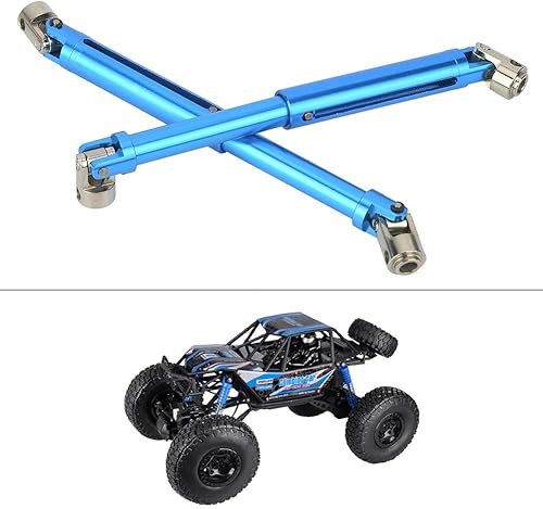Miniatura 6 de Eje de transmisión de coche Rc, 2 piezas de coche parte 110 eje de transmisión Rc accesorio para Rgt 86100 110 Rc Crawler Rc parte (azul)