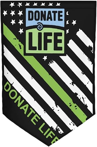 Miniatura 6 de Donate Life - Bandera estadounidense para exteriores, bandera de casa, bandera de jardín, bandera de patio, bandera de esquina afilada