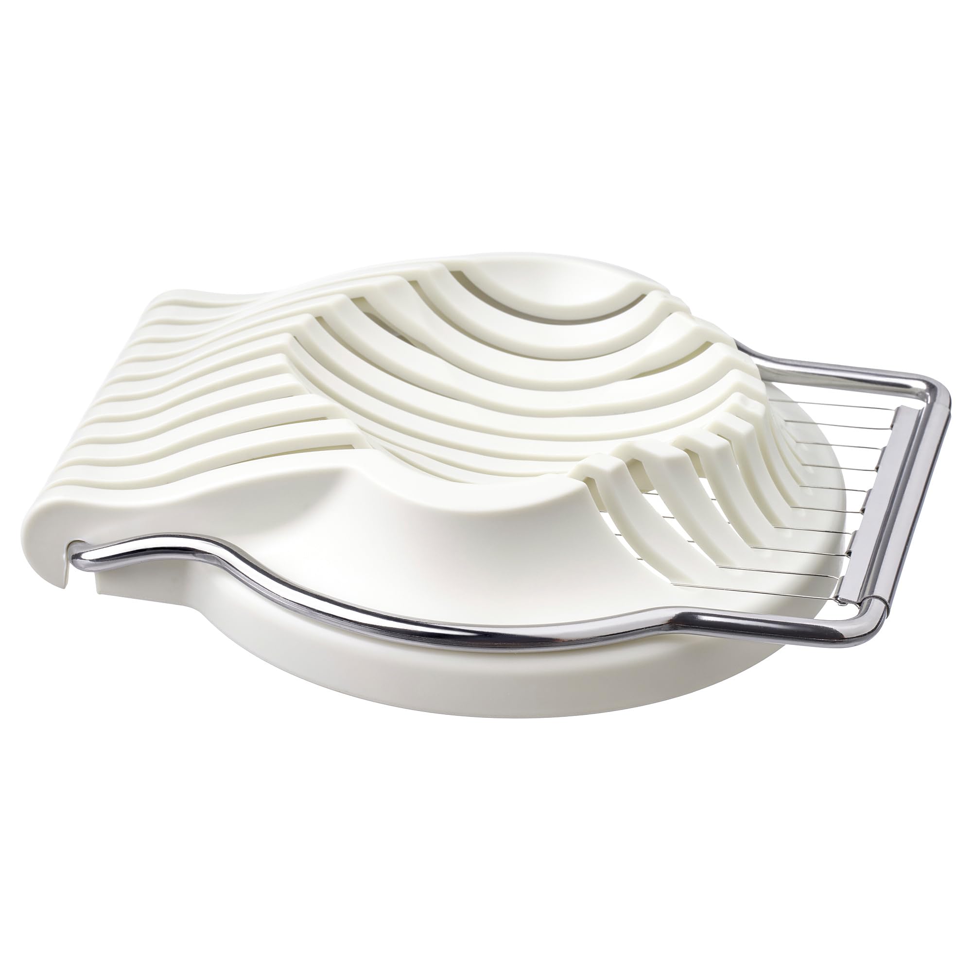 Coupe-œuf UPPFYLLD blanc cassé pour tranches parfaites