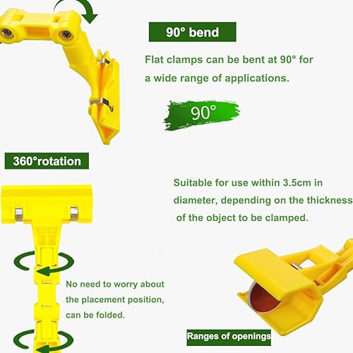 Miniatura 9 de 3 clips para letreros con clip, soporte de papel para mesa, soporte de papel con clip para soporte de papel, monitor de computadora, práctico