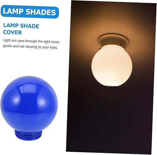 Miniatura 7 de Pantalla de globo de repuesto, pantalla de cristal, lámpara colgante de cúpula, postes de luz para lámpara exterior, pantalla de repuesto pequeña,