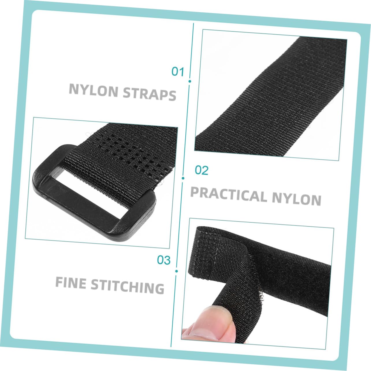 HANABASS 4sets Strapping Securing Cinch Straps Wheel Strap Bike Wheel Stabilizer Strap Adjustable Bike Cinch Straps Bike Straps for Rack Bike Rack Straps Tire Buckles Full Nylon 12pcs*4