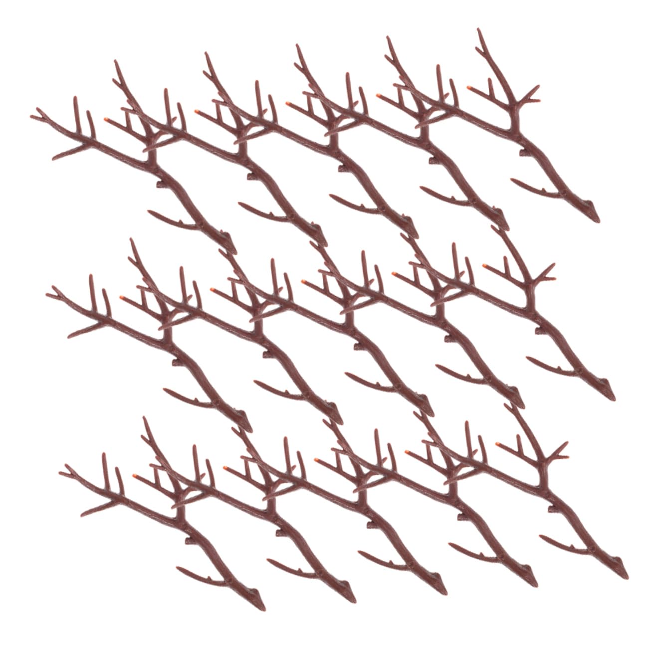 Beatifufu 20pcs Mini Plastic Deer Antlers and Snowman Arms Craft Branches for Christmas Home Decorations for Holiday Ornaments and Festive Decor