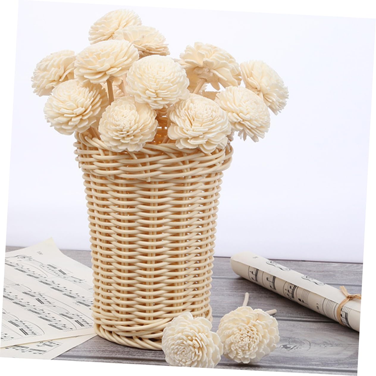 Amosfun 50stücke Duftstäbchen Für -Diffuser Rattan-stäbe Für Ätherische Öle Kreative Aromatherapie-zubehör Für Wohnräume Schlafzimmer Und Küche Verbesserte Duftverbreitung
