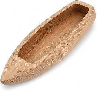 Operitacx Unfinished Wooden Boat Model for DIY Painting and Nautical Decor | An unfinished craft surface for custom color, miniature displays and coastal-themed decoration