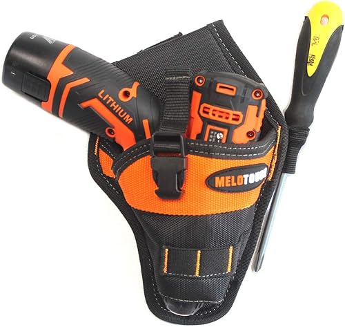 Miniatura 2 de MELOTOUGH Funda de taladro inalámbrica para cinturón izquierdoderecho para cinturón de herramientas, bolsa de taladro, funda de destornillador de