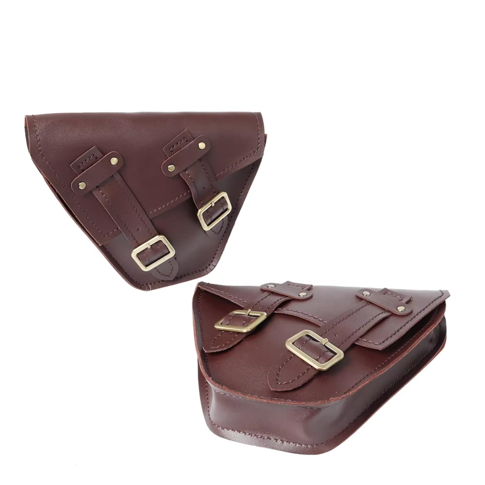 Borsa sella moto Borsa Per Attrezzi Universale Per Moto Borsa Laterale Impermeabile Finta Sissybar Laterale Confezione Di Accessori Per La Modifica Della Sostituzione | Pair brown