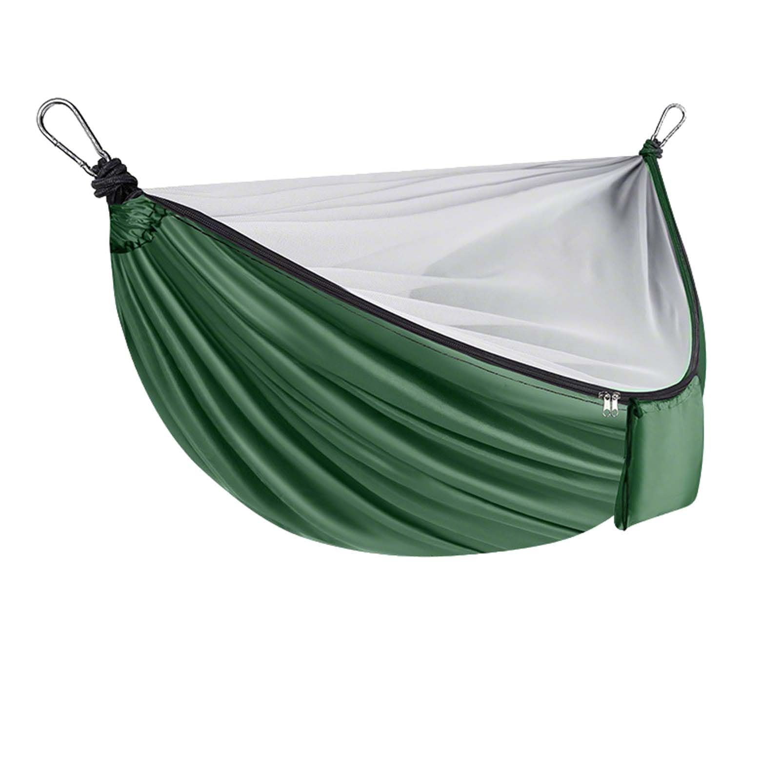 YSUEFIJO Travel Hammock with Mosquito Net, Hanging Hammock for Outdoor Adventures, Camping Hammock Perfect for Backpacking Or Patio, Foldable And Lightweight, Supports 250kg