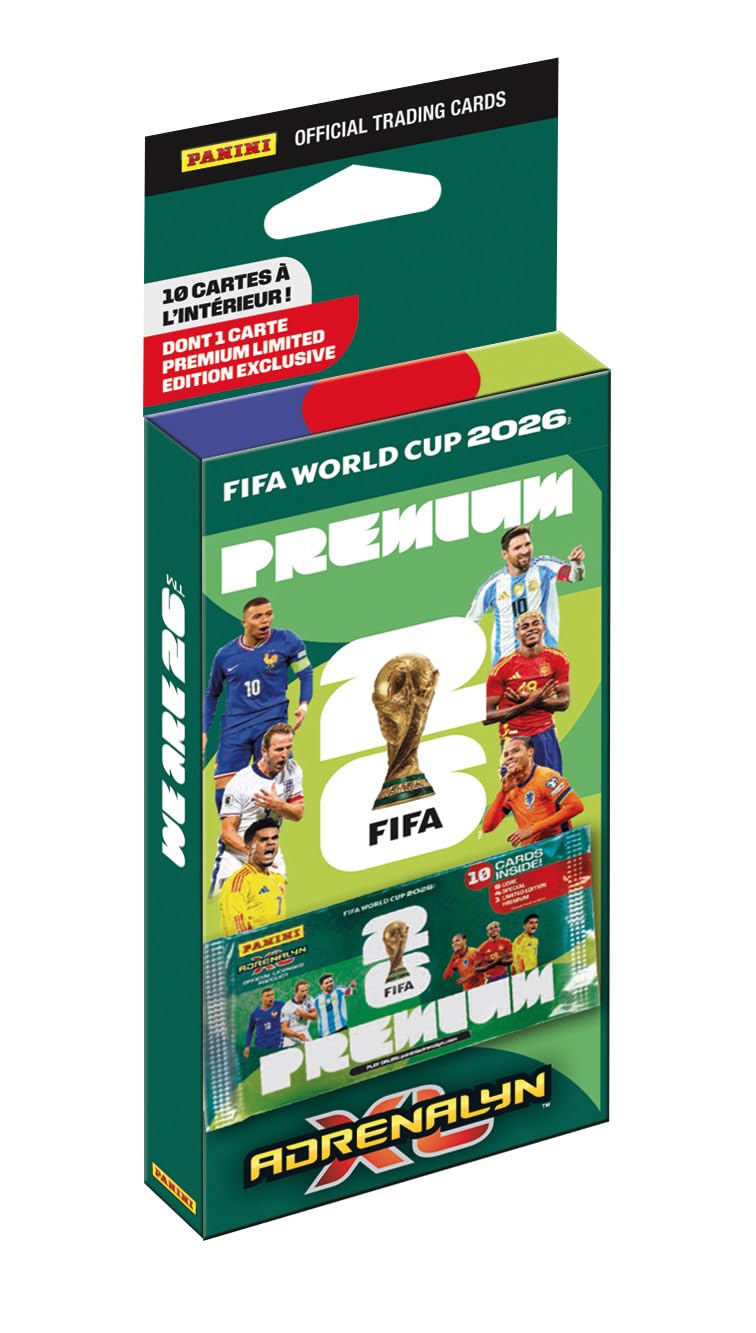 FIFA Weltmeisterschaft 2026 Trading Cards Game Blisterverpackung 1 Premium-Beutel mit 10 Karten