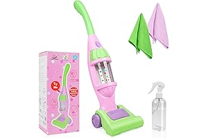 Kids Vacuum Cleaner Toy | Realistic Toy Vacuum Cleaner for Toddlers' Pretend Play