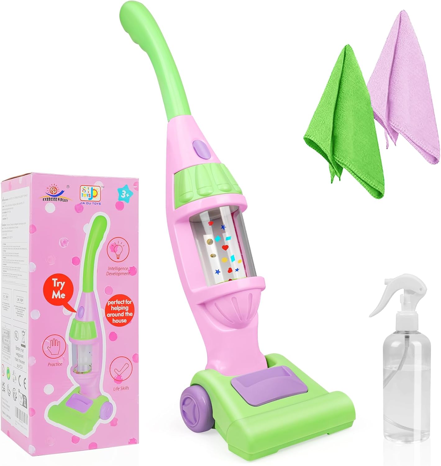 Kids Pink Vacuum Cleaner with Light Realistic Jamaica Ubuy
