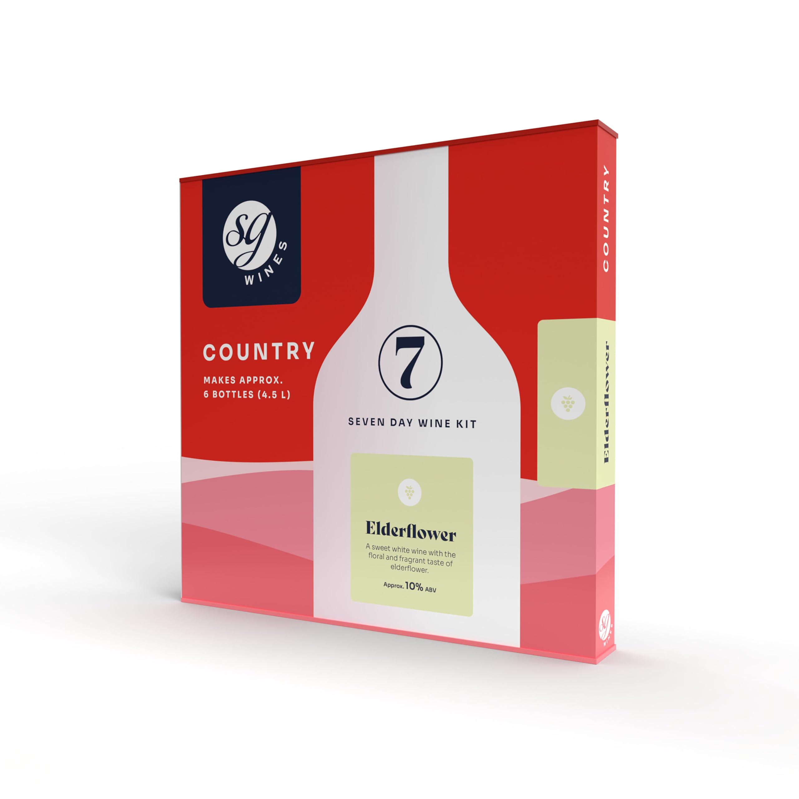 SG Wines Country 6 Bottle Wine Kits (Elderflower)