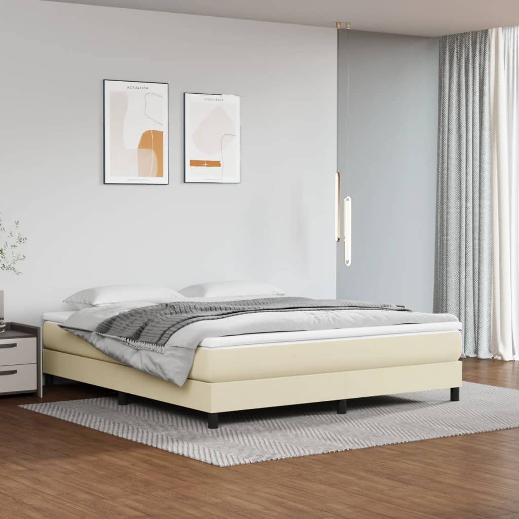 Materasso a molle insacchettate, medio, 160 x 200 x 20 cm, in ecopelle, color crema, per letto matrimoniale, con topper traspirante, ergonomico, delicato sulla schiena, adatto per chi soffre