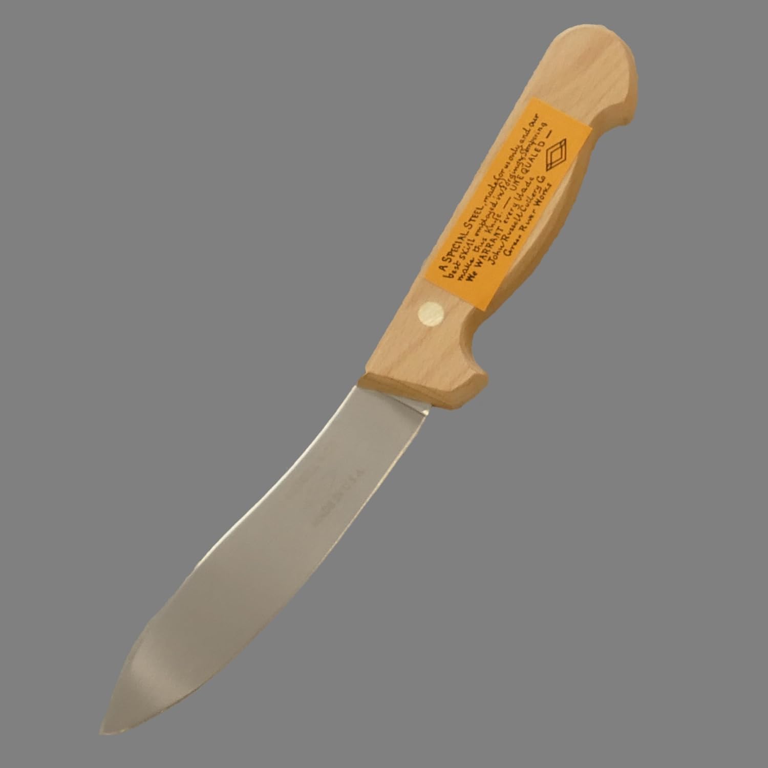 Generic Glacier Wear Green River Traditional 5 1/4"" Sheep Skinner Knife #6371, brown, knf6371