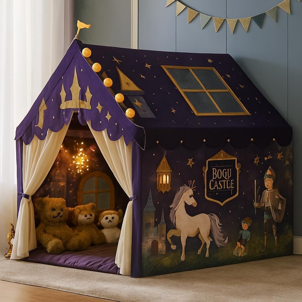 Kids Play Tent House - Colorful & Foldable! -15