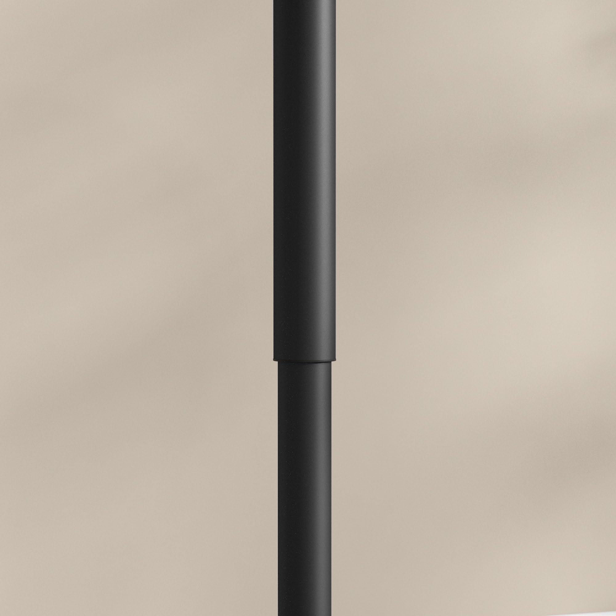 HOMCOM Bartisch Stehtisch Höhenverstellbar Rund Ø60 x 68-93,5cm Schwarz