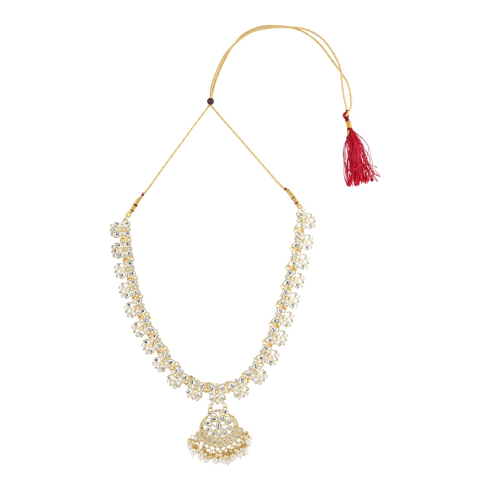 TEEJH Jayani Pearl and Polki Necklace (B0C5Y17VQ5) Amazon Price History, Amazon Price Tracker