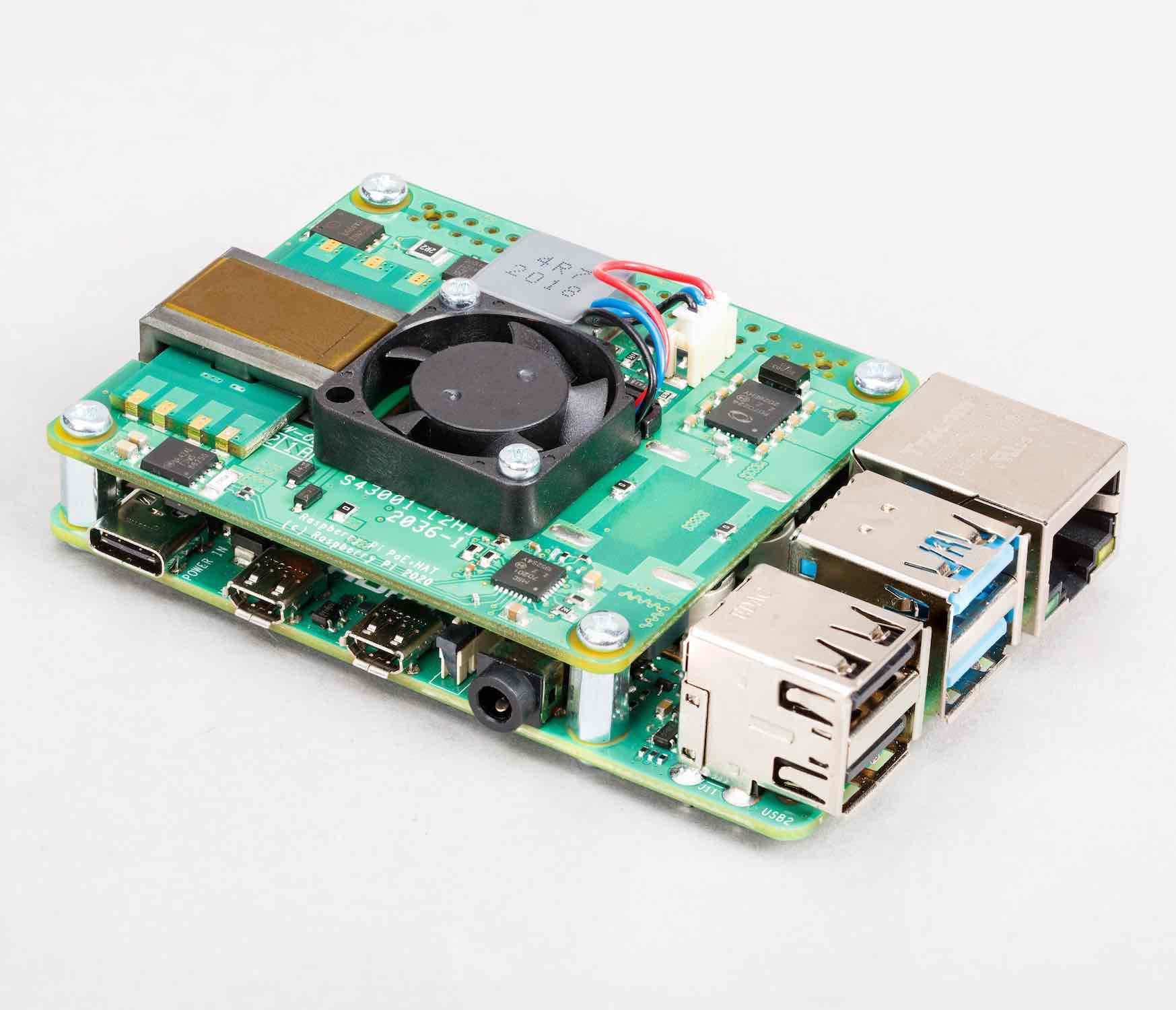 Raspberry Pi Raspberry Pi PoE+ HAT pour alimentation Ethernet