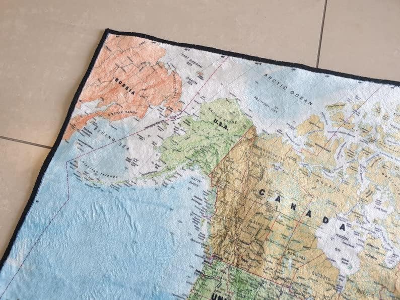 Solar System Rug, Solar System Old Map, World Map, Kids Rug, Solar System, Retro Solar System, Educational Rug, D179 (63”x90”)=160x230cm